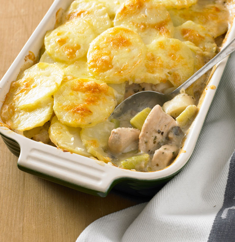 [Recipe] Low Cholesterol Chicken, Leek & Mushroom Pie