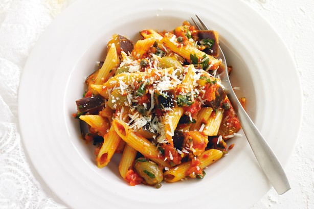 [Recipe] Low Cholesterol Pasta Eggplant Caponata