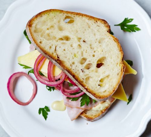 [Recipe] Ham, cheese & homemade pickle