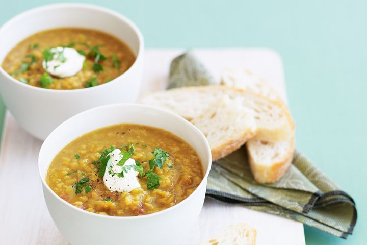 [Recipe] Red lentil curry soup