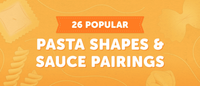 [Infographic] Guide to Pasta Shapes