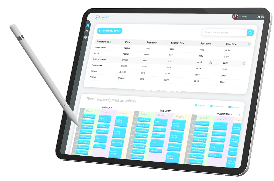 theBooking.site iPad